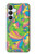 S3273 Flower Line Art Pattern Case For Samsung Galaxy S25 FE