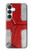 S3316 England Flag Vintage Football Graphic Case For Samsung Galaxy S25 FE