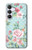 S3494 Vintage Rose Polka Dot Case For Samsung Galaxy S25 FE