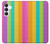S3678 Colorful Rainbow Vertical Case For Samsung Galaxy S25 FE