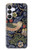 S3791 William Morris Strawberry Thief Fabric Case For Samsung Galaxy S25 FE