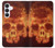 S3881 Fire Skull Case For Samsung Galaxy S25 FE