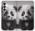 S3978 Cute Baby Panda Case For Samsung Galaxy S25 FE, S26 FE