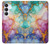 S4001 Multicolored Abstract Lilac Emerald Case For Samsung Galaxy S25 FE