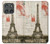 S2108 Eiffel Tower Paris Postcard Case For Motorola Edge (2025)