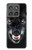 S2823 Black Wolf Blue Eyes Face Case For Motorola Edge (2025)