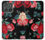 S3112 Rose Floral Pattern Black Case For Motorola Edge (2025)