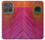 S3201 Pink Peacock Feather Case For Motorola Edge (2025)