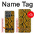 S3365 Yellow Python Skin Graphic Print Case For Motorola Edge (2025)