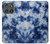 S3439 Fabric Indigo Tie Dye Case For Motorola Edge (2025)