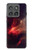 S3897 Red Nebula Space Case For Motorola Edge (2025)
