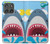 S3947 Shark Helicopter Cartoon Case For Motorola Edge (2025)