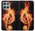 S0493 Music Note Burn Case For Motorola Moto G56