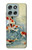 S1654 Koi Carp Fish Art Painting Case For Motorola Moto G56