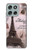 S2211 Paris Postcard Eiffel Tower Case For Motorola Moto G56