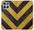 S2231 Yellow and Black Line Hazard Striped Case For Motorola Moto G56