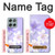 S2361 Purple White Flowers Case For Motorola Moto G56