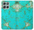 S2377 Turquoise Gemstone Texture Graphic Printed Case For Motorola Moto G56