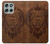 S2529 Leo Zodiac Tattoo Brown Graphic Print Case For Motorola Moto G56