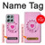 S2847 Pink Retro Rotary Phone Case For Motorola Moto G56