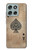 S2928 Vintage Spades Ace Card Case For Motorola Moto G56