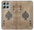 S2928 Vintage Spades Ace Card Case For Motorola Moto G56