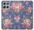 S3265 Vintage Flower Pattern Case For Motorola Moto G56