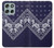 S3357 Navy Blue Bandana Pattern Case For Motorola Moto G56