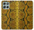 S3365 Yellow Python Skin Graphic Print Case For Motorola Moto G56