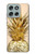 S3490 Gold Pineapple Case For Motorola Moto G56