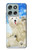S3794 Arctic Polar Bear and Seal Paint Case For Motorola Moto G56