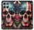 S4015 Skull American Flag Case For Motorola Moto G56