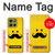 S1145 Yellow Mustache Sun Case For Motorola Moto G86