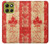 S1603 Canada Flag Old Vintage Case For Motorola Moto G86