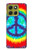 S1870 Tie Dye Peace Case For Motorola Moto G86