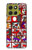 S1923 Hanafuda Japanese Flower Card Case For Motorola Moto G86