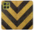 S2231 Yellow and Black Line Hazard Striped Case For Motorola Moto G86