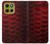 S2879 Red Arowana Fish Scale Case For Motorola Moto G86