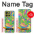 S3273 Flower Line Art Pattern Case For Motorola Moto G86