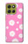 S3500 Pink Floral Pattern Case For Motorola Moto G86