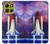 S3913 Colorful Nebula Space Shuttle Case For Motorola Moto G86