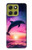 S3980 Dolphin Sunset Milky Way Case For Motorola Moto G86