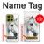 S4025 White Horse Painting Case For Motorola Moto G86