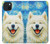 S4064 Smile Dog Van Gogh Starry Night Case For iPhone 15 Plus