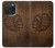 S4035 Native American Wood Carving Case For iPhone 15 Pro