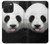 S4049 Cute Panda Stick Out Tongue Case For iPhone 15 Pro Max