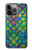 S4071 Colorful Mermaid Scale Case For iPhone 13