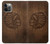 S4035 Native American Wood Carving Case For iPhone 12, iPhone 12 Pro