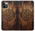 S4036 Viking Vegvisir Compass Wood Case For iPhone 12, iPhone 12 Pro