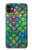 S4071 Colorful Mermaid Scale Case For iPhone 11